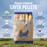 Organic Premium Layer Pellets