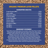 Organic Premium Layer Pellets