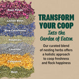 Premium Nesting Herbs, Aromatic Blend for Nesting Boxes & Chicken Coop, Natural Refresher & Pest Deterrent