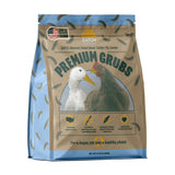 Premium Grubs, USA Grown Dried Black Soldier Fly Larvae, High Calcium Treat for Chickens, Ducks, Wild Birds